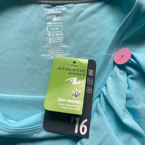 🌸 Athletic Works 🌸 bright blue workout top - Picture 3 of 4